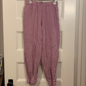 purple / pink joggers :)